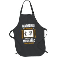 Funny Auto Mechanic Warning To Avoid Injury Mechanic Apron