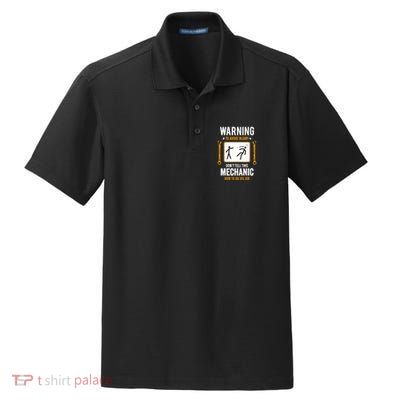 Funny Auto Mechanic Warning To Avoid Injury Mechanic Dry Zone Grid Polo