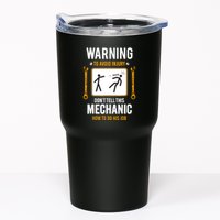 Funny Auto Mechanic Warning To Avoid Injury Mechanic Tumbler