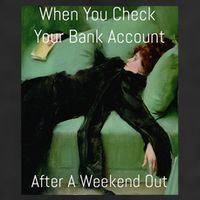 Funny Art Meme When You Check Your Bank Account Money Joke Adult Drive Performance Visor