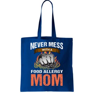 Food Allergy Mom Funny Slogan Never Mess Great Gift Tote Bag