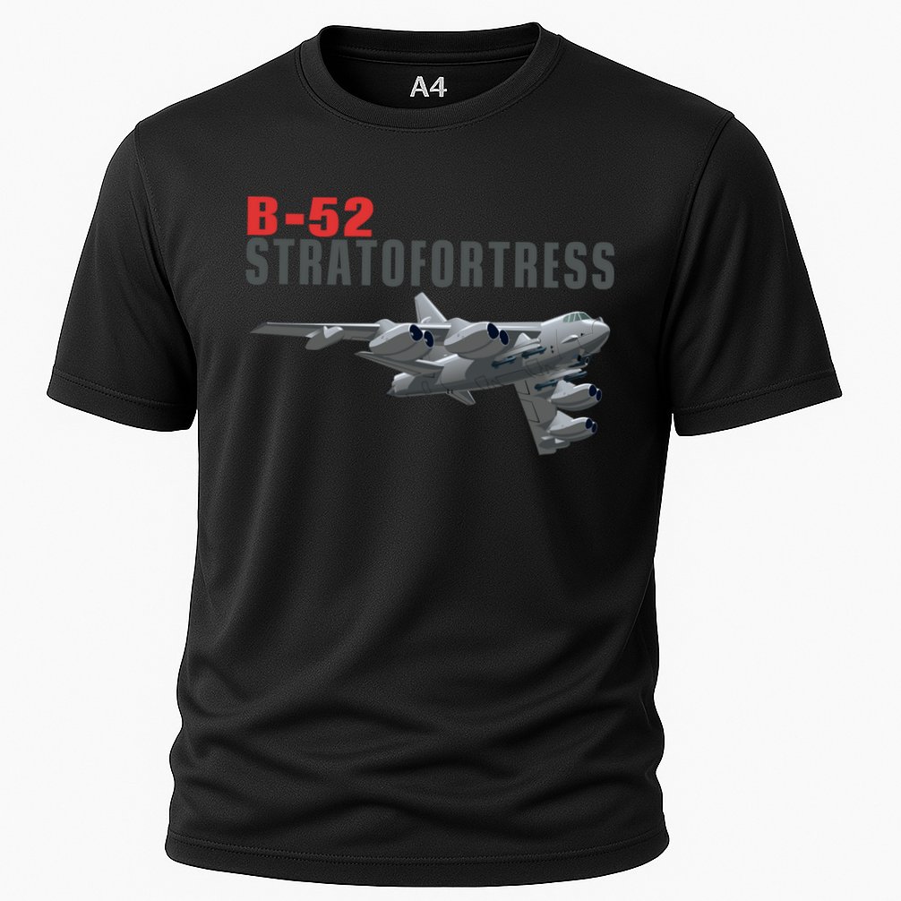 Fun American Military Aviation B52 Stratofortress Bomber Meaningful Gift Cooling Performance Crew T-Shirt
