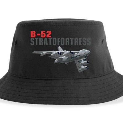 Fun American Military Aviation B52 Stratofortress Bomber Meaningful Gift Sustainable Bucket Hat