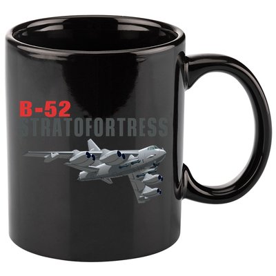 Fun American Military Aviation B52 Stratofortress Bomber Meaningful Gift 11oz C Handle Ceramic Mug