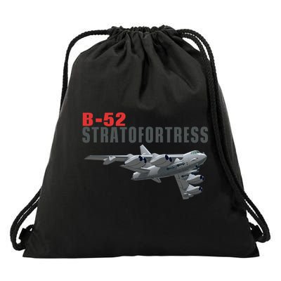 Fun American Military Aviation B52 Stratofortress Bomber Meaningful Gift Drawstring Bag