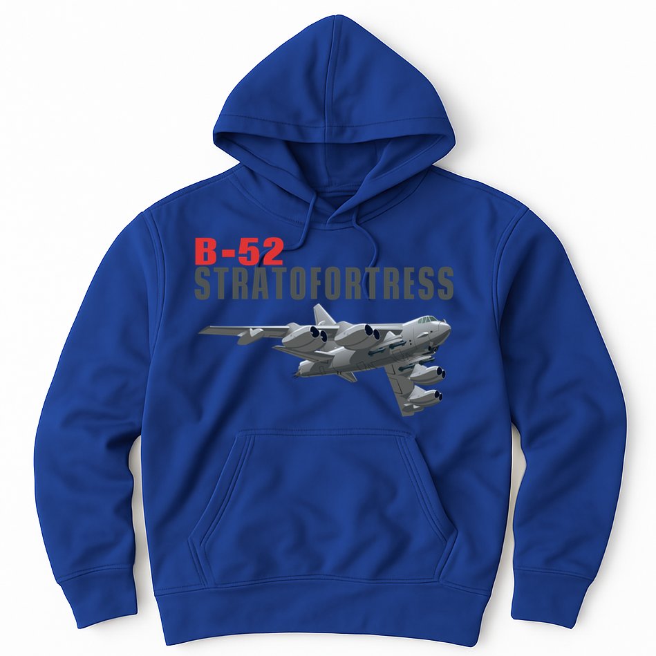 Fun American Military Aviation B52 Stratofortress Bomber Meaningful Gift Hoodie