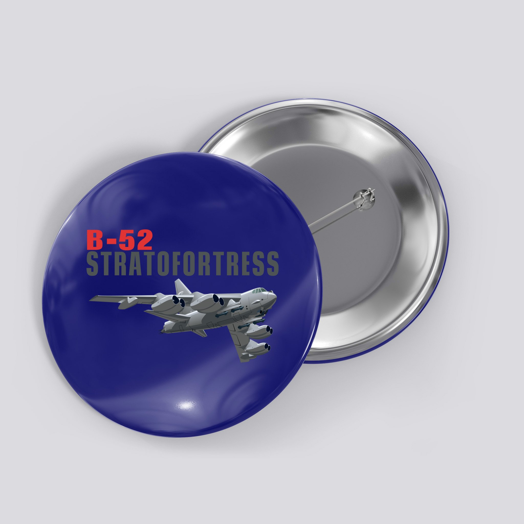 Fun American Military Aviation B52 Stratofortress Bomber Meaningful Gift Button
