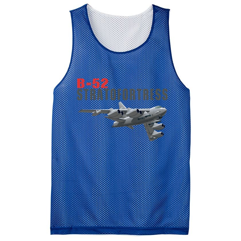 Fun American Military Aviation B52 Stratofortress Bomber Meaningful Gift Mesh Reversible Basketball Jersey Tank