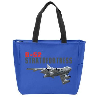 Fun American Military Aviation B52 Stratofortress Bomber Meaningful Gift Zip Tote Bag