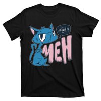 Funny Angry Meh Cat Comic T-Shirt