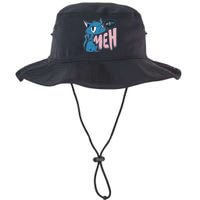 Funny Angry Meh Cat Comic Legacy Cool Fit Booney Bucket Hat