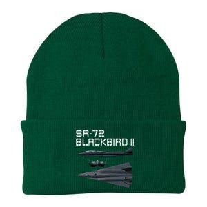 Fun American Military Aviation Sr72 Blackbird Ii In Action. Knit Cap Winter Beanie