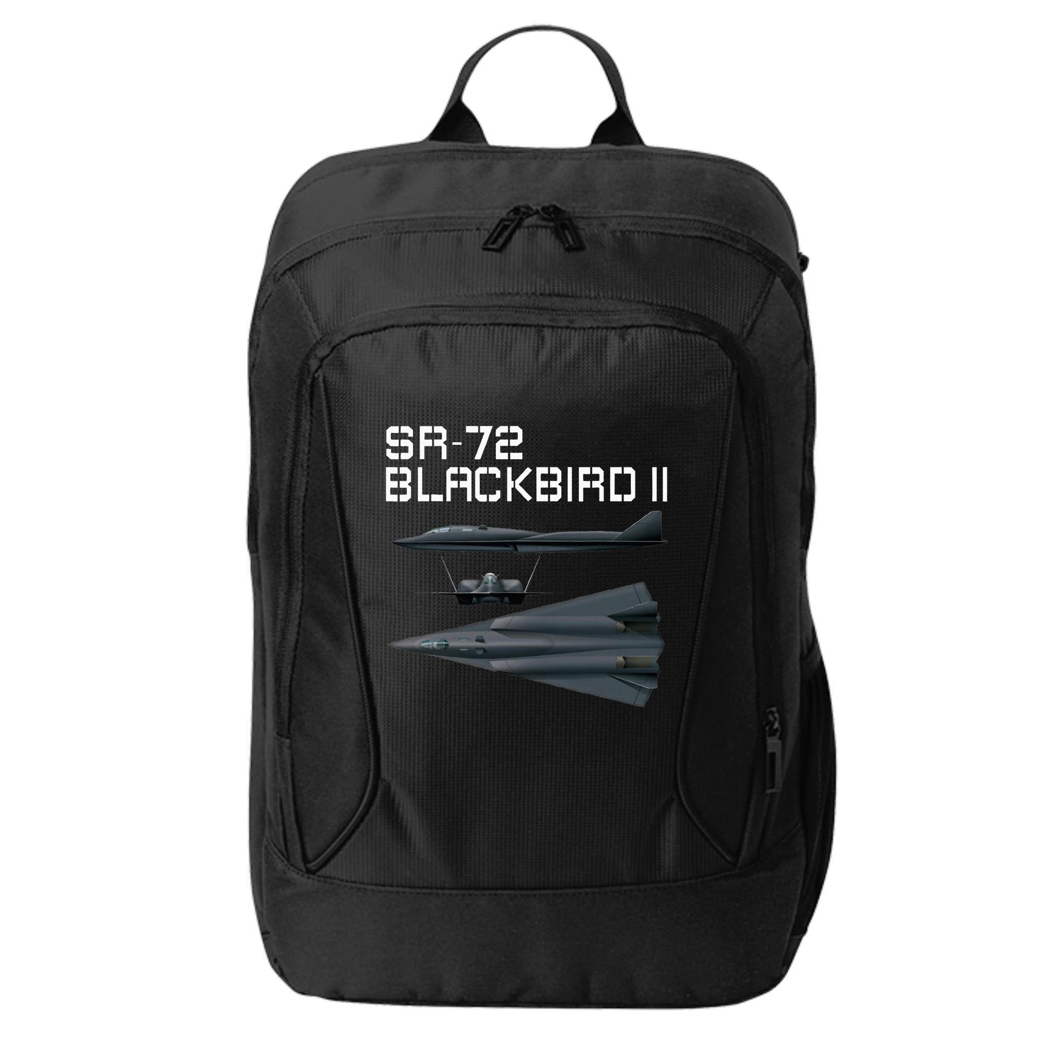 Fun American Military Aviation Sr72 Blackbird Ii In Action. City Backpack