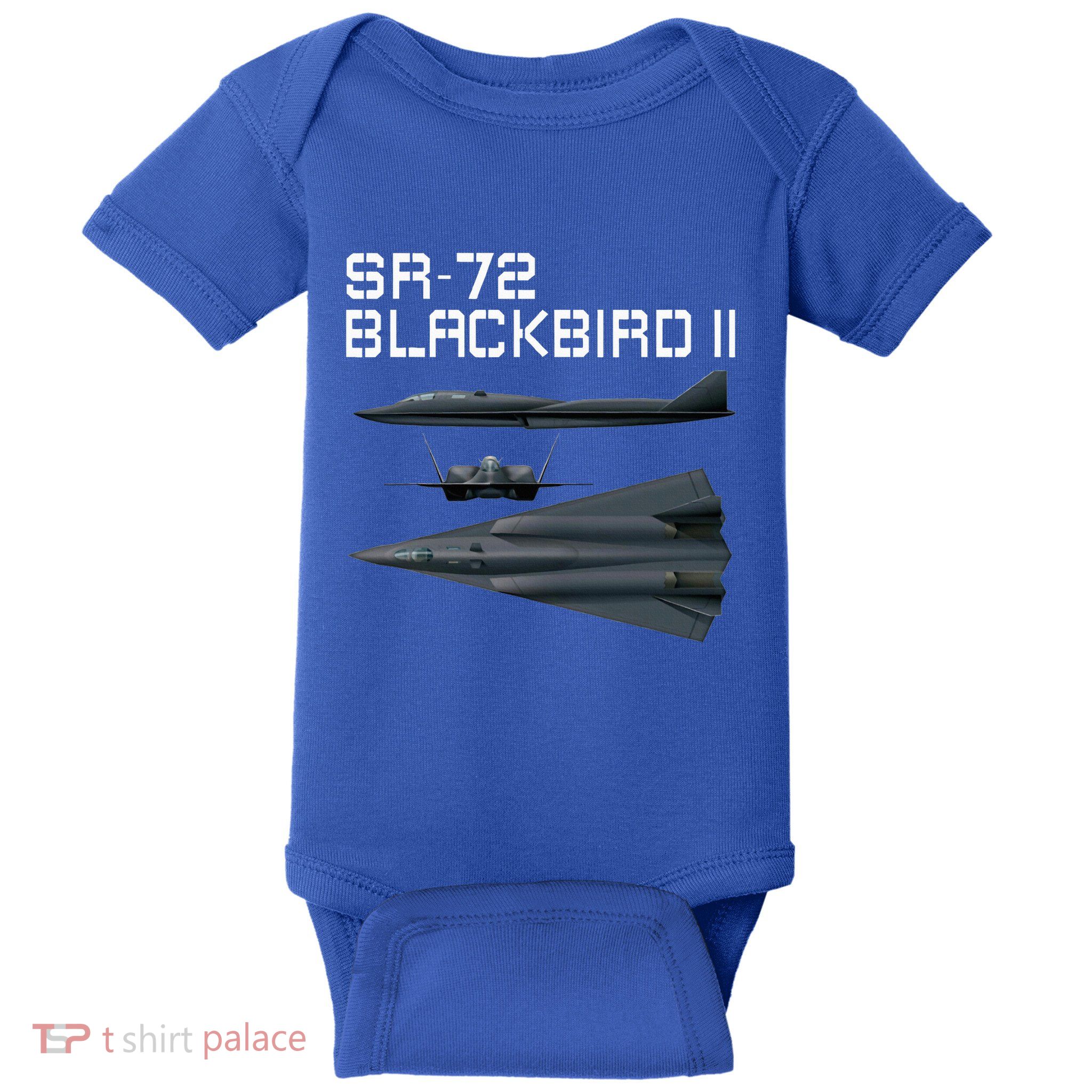 Fun American Military Aviation Sr72 Blackbird Ii In Action. Baby Bodysuit