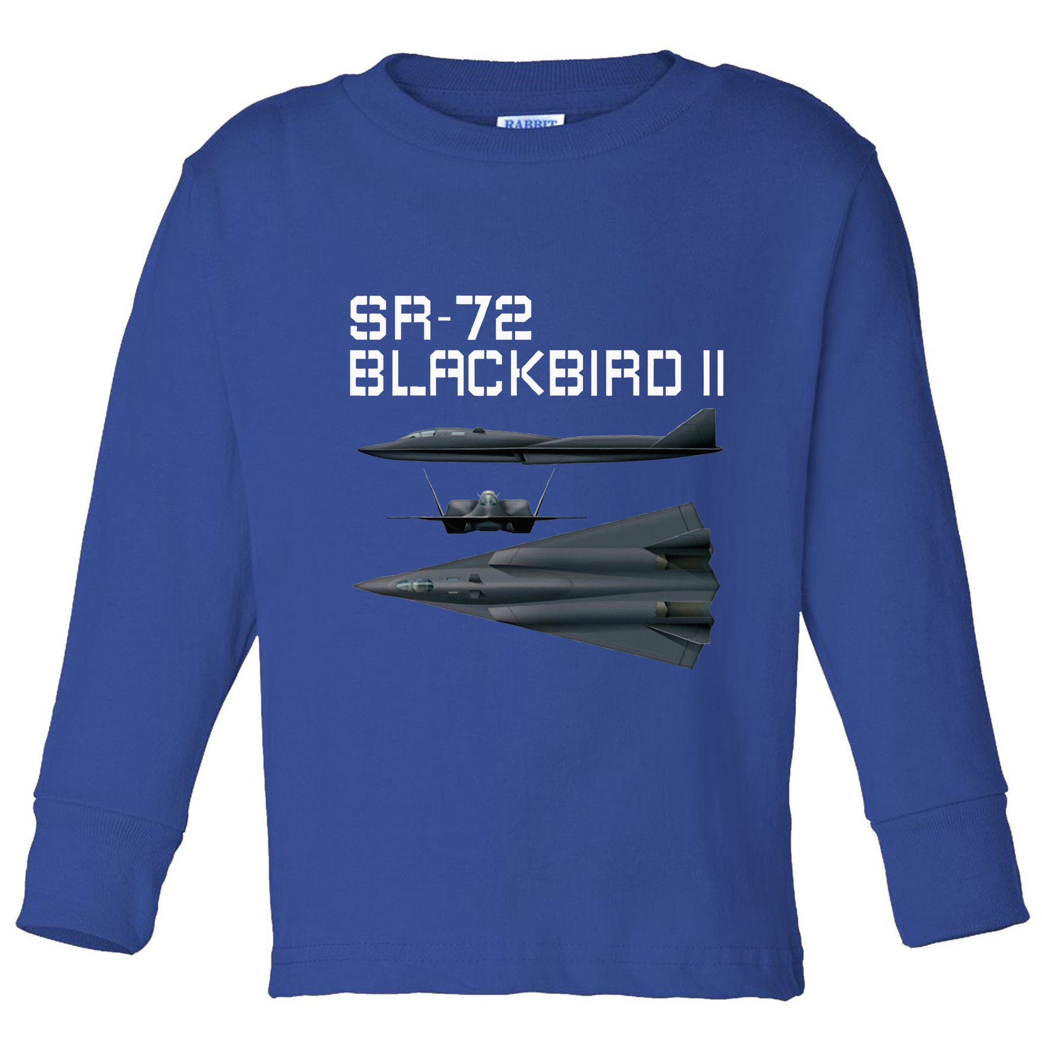 Fun American Military Aviation Sr72 Blackbird Ii In Action. Toddler Long Sleeve Shirt