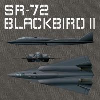 Fun American Military Aviation Sr72 Blackbird Ii In Action. Cotton Canvas Backpack