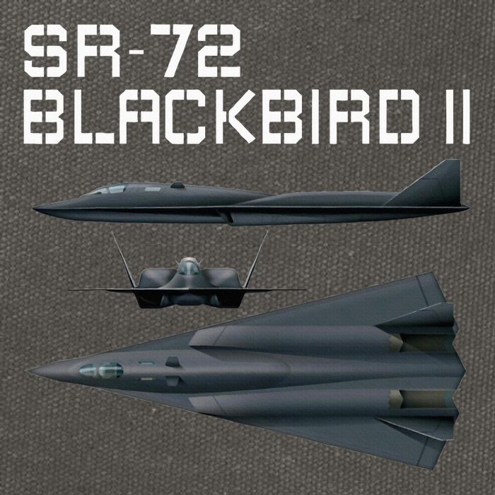 Fun American Military Aviation Sr72 Blackbird Ii In Action. Cotton Canvas Backpack
