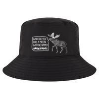 Funny Anonumoos Moose Joke Dad Joke Cool Comfort Performance Bucket Hat