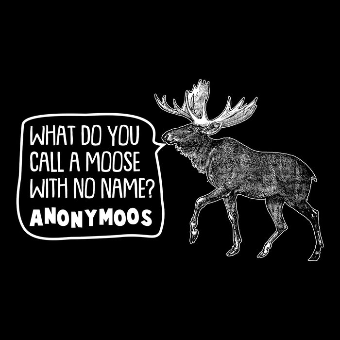 Funny Anonumoos Moose Joke Dad Joke Premium T-Shirt