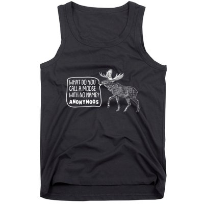Funny Anonumoos Moose Joke Dad Joke Tank Top