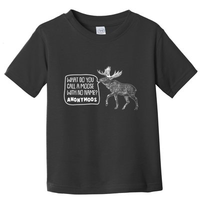 Funny Anonumoos Moose Joke Dad Joke Toddler T-Shirt