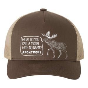 Funny Anonumoos Moose Joke Dad Joke Yupoong Adult 5-Panel Trucker Hat