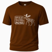 Funny Anonumoos Moose Joke Dad Joke Performance Shirt