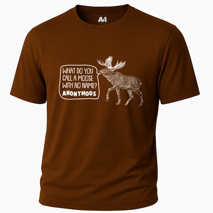 Funny Anonumoos Moose Joke Dad Joke Performance Shirt