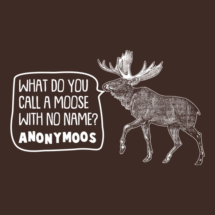 Funny Anonumoos Moose Joke Dad Joke Performance Shirt