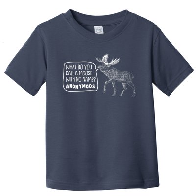 Funny Anonumoos Moose Joke Dad Joke Toddler T-Shirt