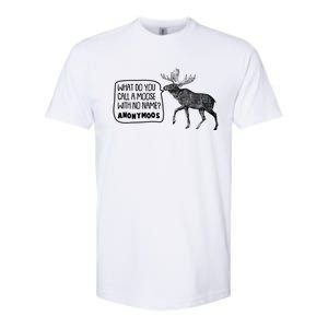 Funny Anonumoos Moose Joke Dad Joke Softstyle CVC T-Shirt