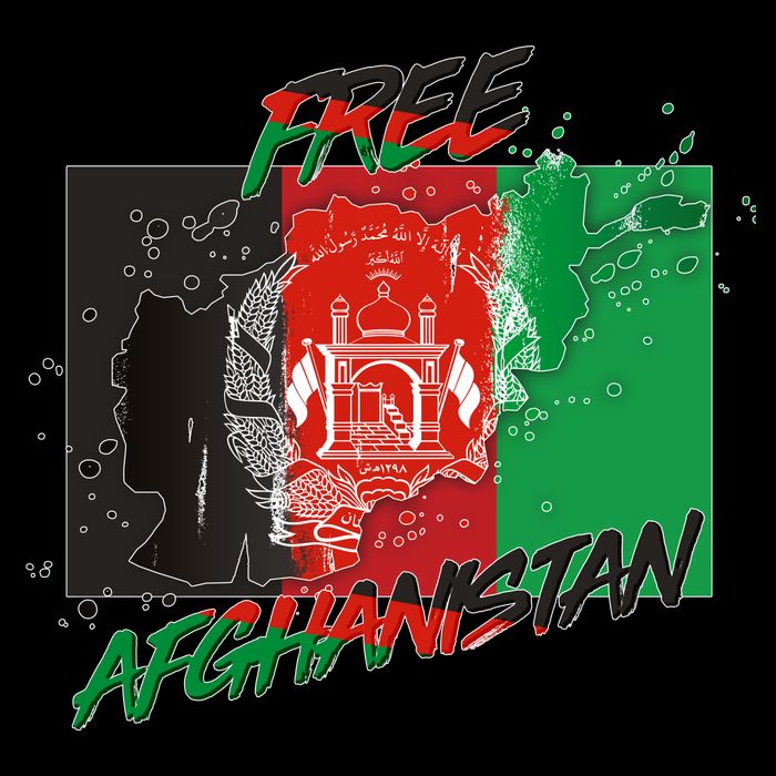 Free Afghanistan Map Distressed Flag Bag
