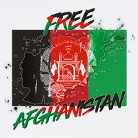 Free Afghanistan Map Distressed Flag Cooling Performance Crew T-Shirt