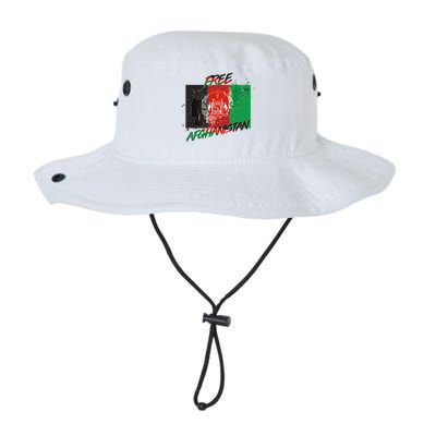 Free Afghanistan Map Distressed Flag Bucket Hat