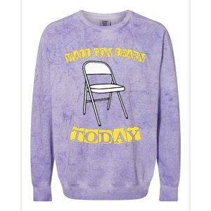 Funny Alabama Meme Video Viral Boat Brawl Folding Chair Colorblast Crewneck Sweatshirt