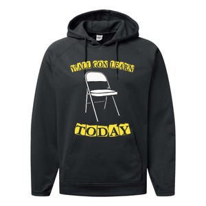 Funny Alabama Meme Video Viral Boat Brawl Folding Chair Performance Fleece Hoodie