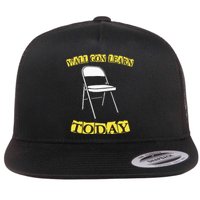 Funny Alabama Meme Video Viral Boat Brawl Folding Chair Flat Bill Trucker Hat