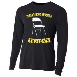 Funny Alabama Meme Video Viral Boat Brawl Folding Chair Cooling Performance Long Sleeve Crew