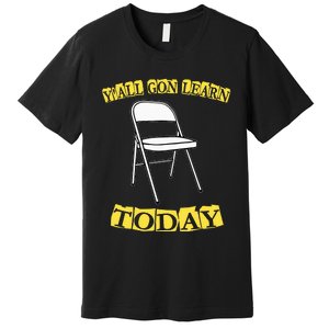 Funny Alabama Meme Video Viral Boat Brawl Folding Chair Premium T-Shirt