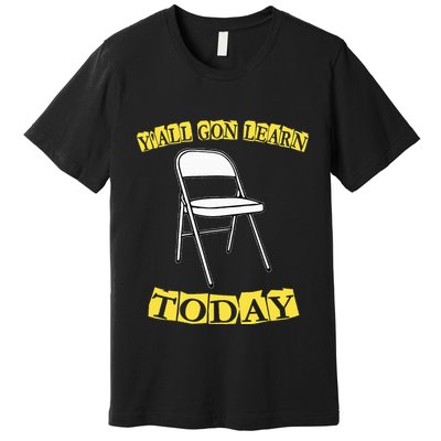 Funny Alabama Meme Video Viral Boat Brawl Folding Chair Premium T-Shirt
