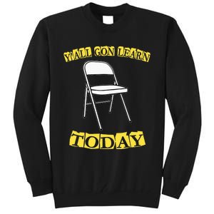 Funny Alabama Meme Video Viral Boat Brawl Folding Chair Tall Sweatshirt