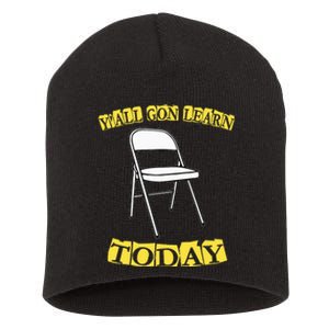 Funny Alabama Meme Video Viral Boat Brawl Folding Chair Short Acrylic Beanie