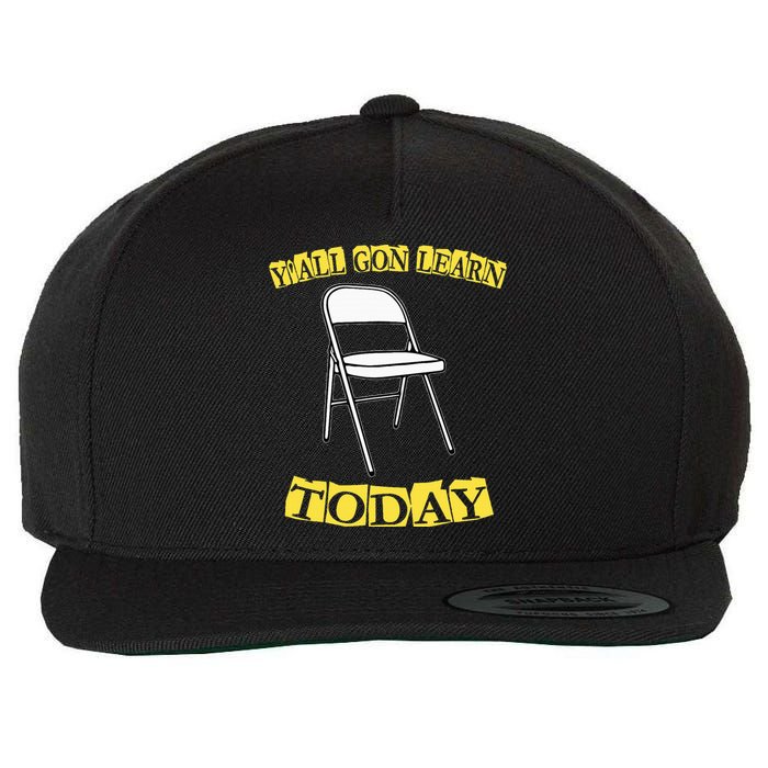 Funny Alabama Meme Video Viral Boat Brawl Folding Chair Wool Snapback Cap