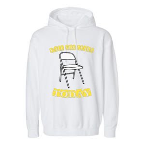 Funny Alabama Meme Video Viral Boat Brawl Folding Chair Garment-Dyed Fleece Hoodie