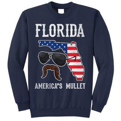 Florida America's Mullet Funny Patriotic American Flag Sweatshirt