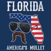 Florida America's Mullet Funny Patriotic American Flag Bag