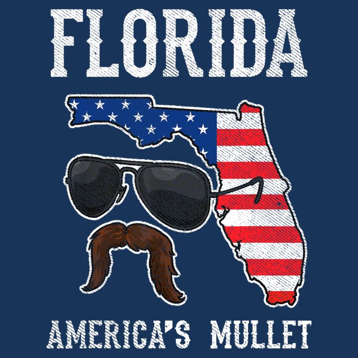 Florida America's Mullet Funny Patriotic American Flag Bag