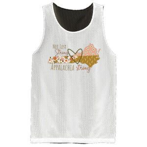 Floral Appalachian Map Not Just Strong Appalachian Pride Mesh Reversible Basketball Jersey Tank