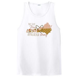 Floral Appalachian Map Not Just Strong Appalachian Pride PosiCharge Competitor Tank