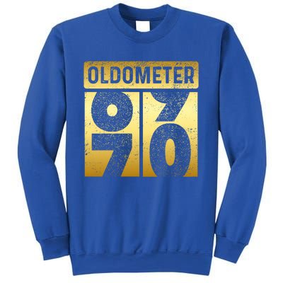 Funny Auto Mechanic Birthday 70th Turning 70 Golden Odometer Great Gift Sweatshirt